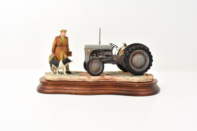 Lot 313 - BORDER FINE ARTS; a tractor figure group, 'An...