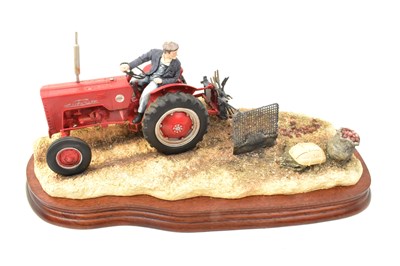 Lot 314 - BORDER FINE ARTS; a tractor figure group,...