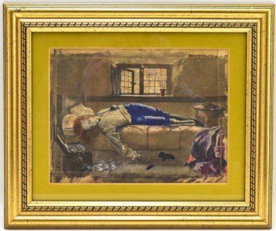 Lot 637 - AFTER HENRY WALLIS; 19th century watercolour...