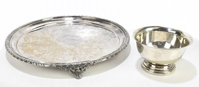 Lot 2152 - POOLE; a sterling silver footed bowl, approx...