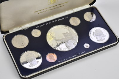 Lot 1438 - FRANKLIN MINT; a 1978 Republic of Panama proof...