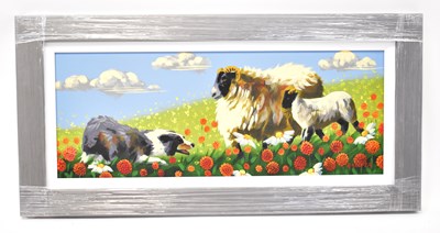 Lot 479 - RONALD KEEFER (contemporary); acrylic on board,...