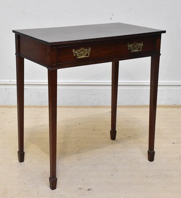 Lot 2148 - An early 19th century mahogany side table with...