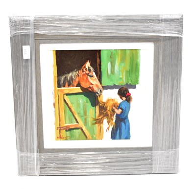 Lot 480 - DONAL MCNAUGHTON (contemporary); acrylic on...