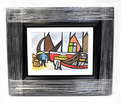 Lot 700 - MARY-LOU (Irish, contemporary); acrylic on...