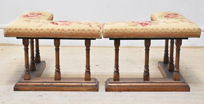 Lot 2113 - An oak two piece fender with woolwork...