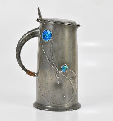 Lot 119 - ARCHIBALD KNOX FOR ENGLISH PEWTER; a pewter...