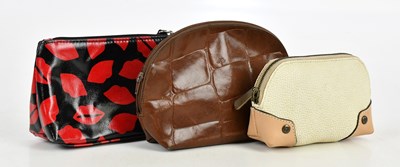 Lot 717 - MULBERRY; a tan embossed faux crocodile...