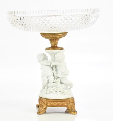 Lot 2296 - An early 20th century French cut glass and...