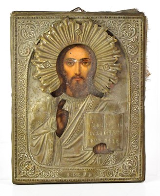 Lot 667 - An early 20th century Russian oil on panel...
