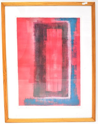 Lot 714 - TIM HARBRIDGE; screen print, 'Shibumi Red 21',...