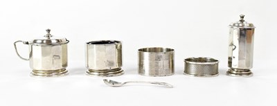Lot 906 - HUKIN & HEATH; a George V hallmarked silver...