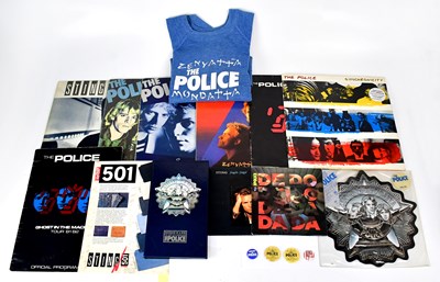 Lot 392 - THE POLICE; a collection of LPs, singles, and...