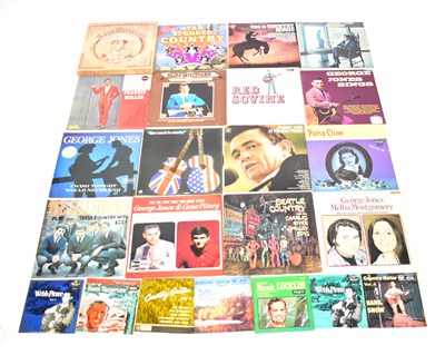 Lot 539 - COUNTRY & WESTERN; a collection of LPs and...