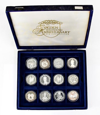 Lot 1008 - Twelve United Kingdom silver proof...