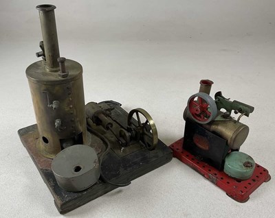 Lot 107 - A Mamod and scratch built steam engine, the...