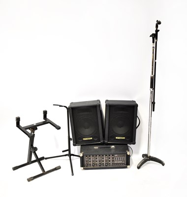 Lot 790 - A quantity of music stage equipment to include...