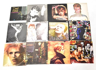 Lot 486 - DAVID BOWIE; twelve vinyl records, comprising '...