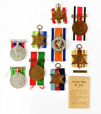 Lot 455 - A WWII five medal group comprising the Defence...