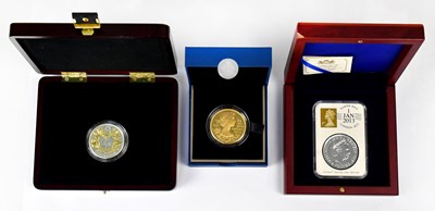 Lot 1003 - Three silver coins, comprising a 2012 Diamond...