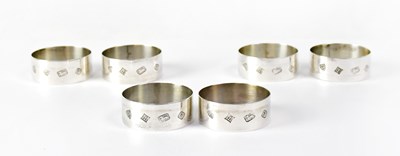 Lot 907 - J B CHATTERLEY & SONS LTD; six hallmarked...