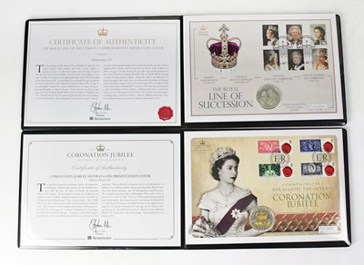 Lot 994 - Four United Kingdom commemorative silver coin...