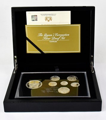 Lot 962 - A cased set of silver proof coins, 2013 United...