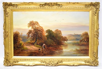 Lot 645 - GEORGE TURNER (British, 1843-1910); oil on...