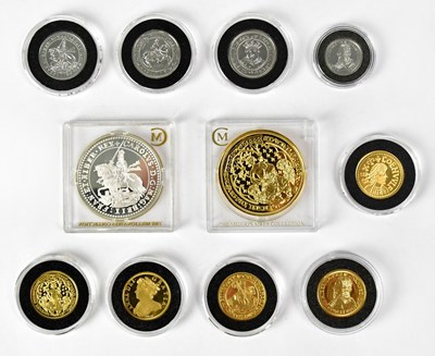 Lot 986 - Eleven silver coins from the Millionaires...