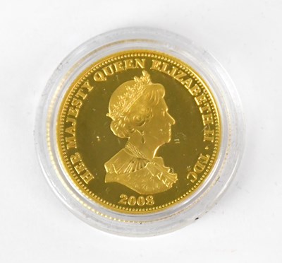 Lot 938 - A 22ct gold Tristan Da Cunha Trafalgar proof...