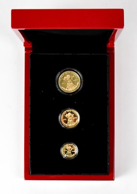 Lot 960 - A cased set of three East India Company...