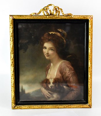 Lot 711 - GEORGE ROMNEY; lithograph, Lady Hamilton as...