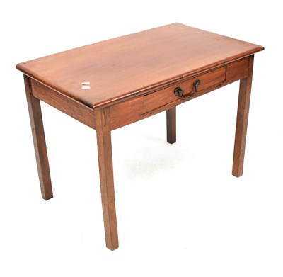 Lot 64 - A 19th century style mahogany side table with...