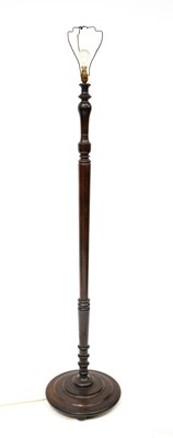Lot 147 - An early 20th century mahogany standard lamp...