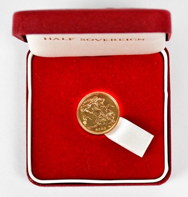 Lot 933 - An Elizabeth II half sovereign, 2000, in...