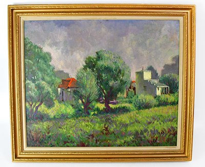 Lot 446 - JAMES PROUDFOOT (1908-1971); a pair of oils on...