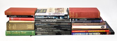 Lot 738 - A quantity of hardbacked books to include a...