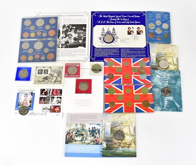 Lot 1012 - Various collectible coinage to include two...