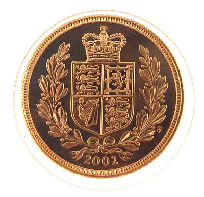 Lot 941 - An Elizabeth II 2002 sovereign, shield back,...