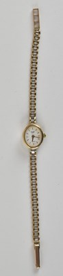 Lot 1787 - A lady's 9ct gold W. Croxton, England quartz...