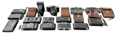 Lot 439 - A quantity of folding cameras including...