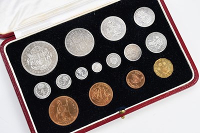 Lot 1461 - A George VI 1937 specimen coin set, fitted in...