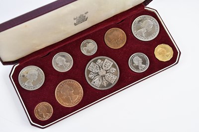 Lot 1439 - An Elizabeth II ten piece specimen coin set,...