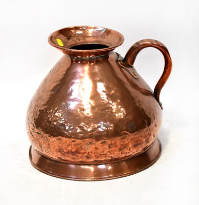 Lot 854 - An Edwardian copper four-gallon haystack...