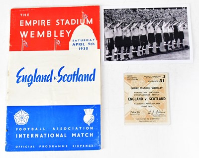 Lot 825 - A Football Association International match...