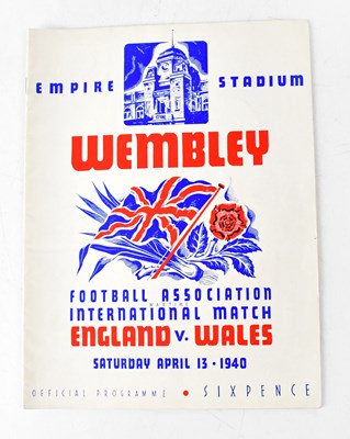 Lot 533 - A Football Association wartime international...