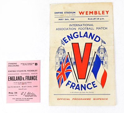 Lot 828 - Two Football Association international...