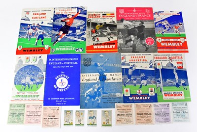 Lot 829 - Nine Football Association and international...