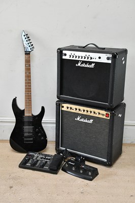 Lot 1038 - ESP; an LTD KH-602 electric guitar, serial...