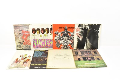 Lot 527 - THE ROLLING STONES; eight albums comprising...